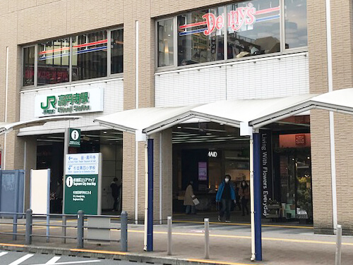 高円寺店への道01